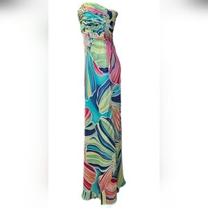 David Meister Silk Maxi Dress